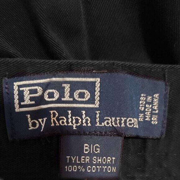 NEW Polo Ralph Lauren Tyler Shorts!  44 B (42)  Black  Pleated  9 Inch Inseam - Picture 4 of 4